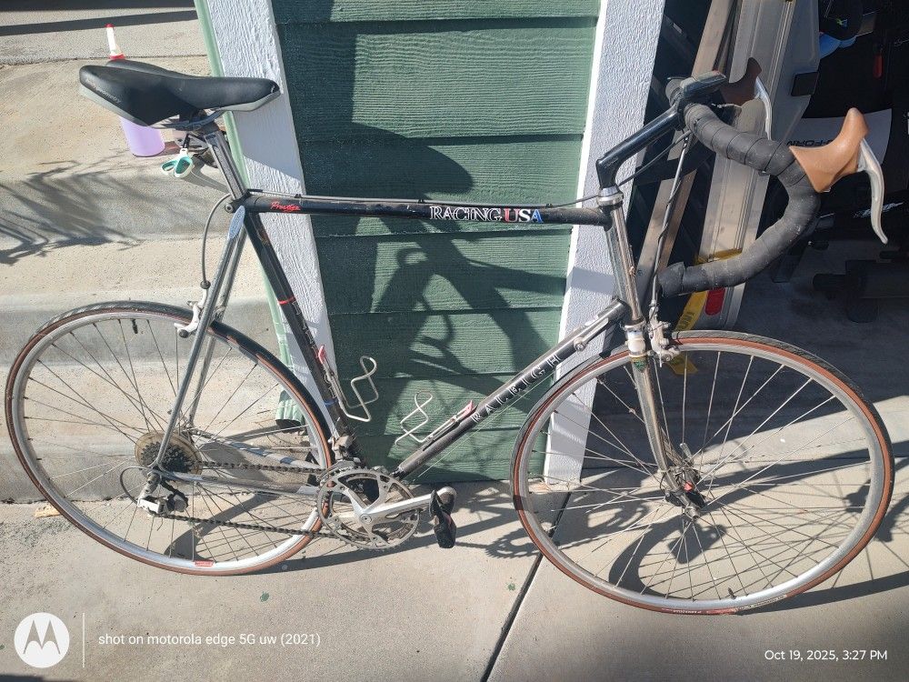 Vintage Raleigh Racing USA Prestige Road Bike