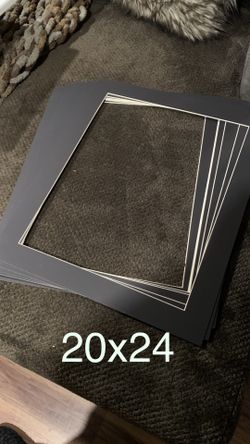 20x14 Black Matts