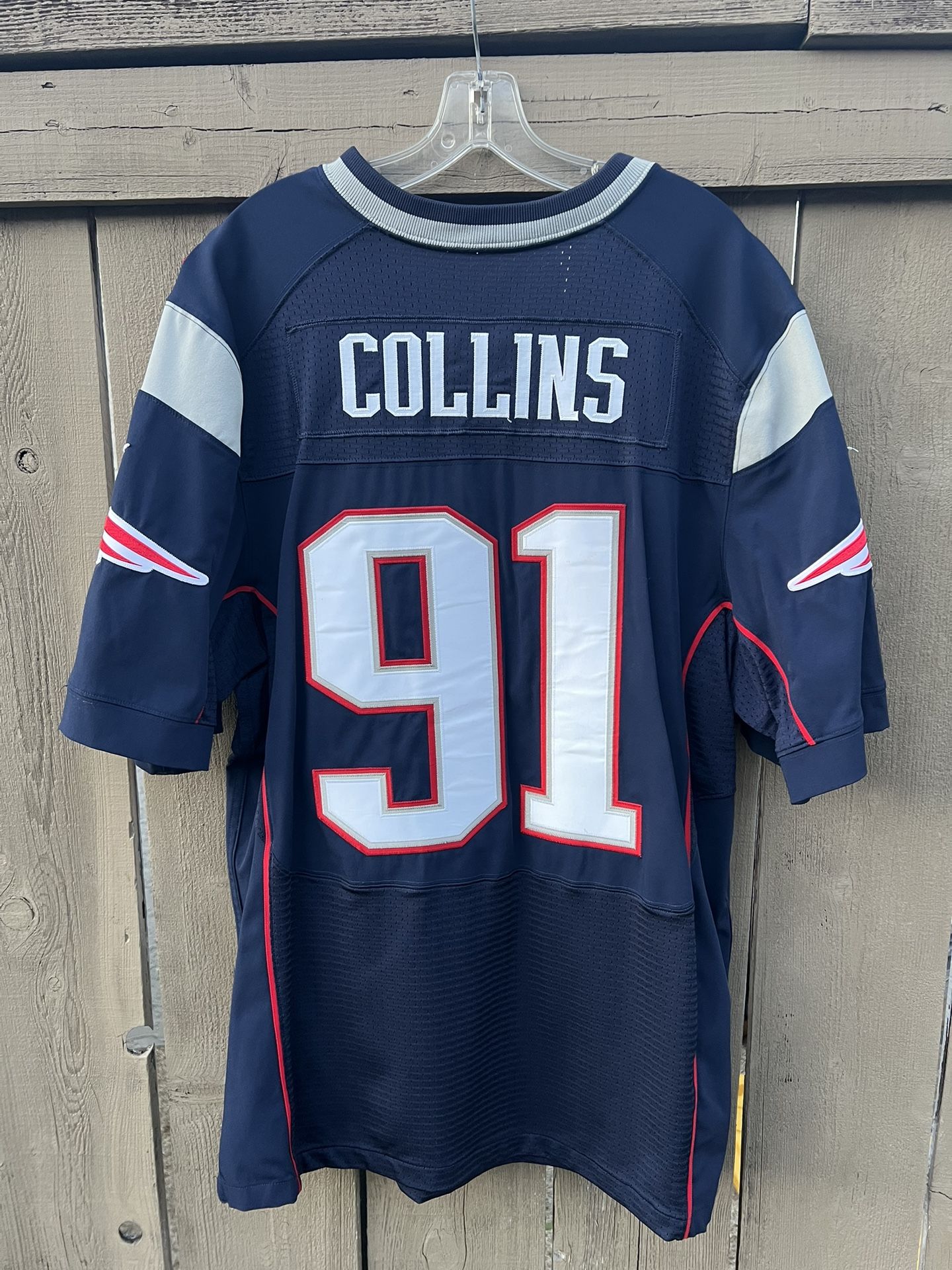 Vintage Rare New England Patriots Jamie Collins #91 NIKE Game Day Jersey Size 48