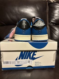 Travis Scott Jordan 1 Low Fragment 10.5M 11M