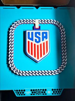 3D printed sports team hype chain necklace
