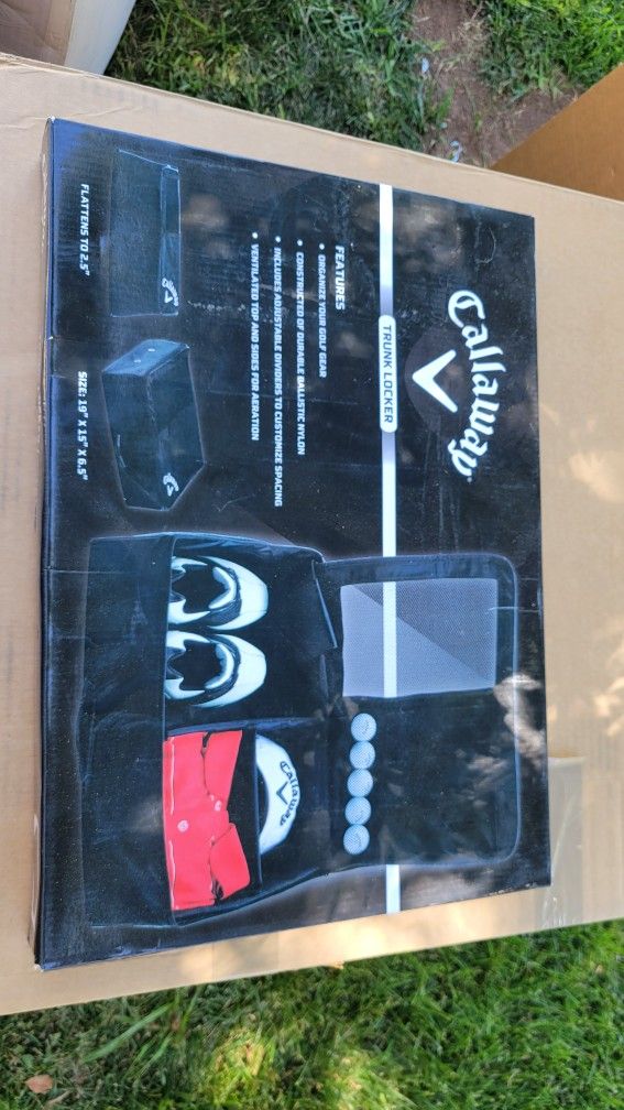 Golf - Callaway Trunk Locker Car Organizer - New In Box