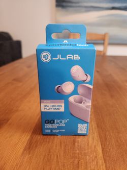 NEW IN BOX JLAB GoPop True Wireless Earbuds in Charging Case - Lilac (SE San Diego)