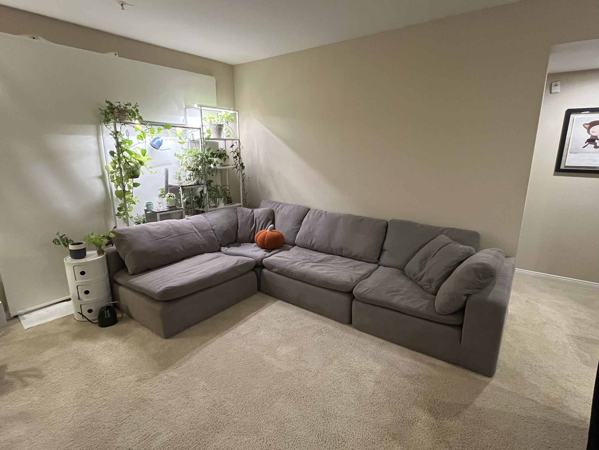 4 Piece Modular Sectional Sofa