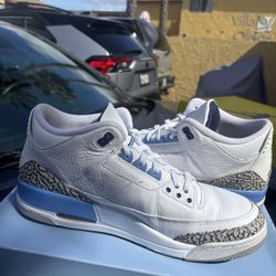 Jordan 3 UNC size 13