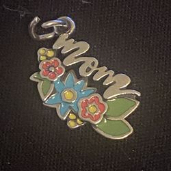 James Avery Floral Enamel Charm Cut Loop 