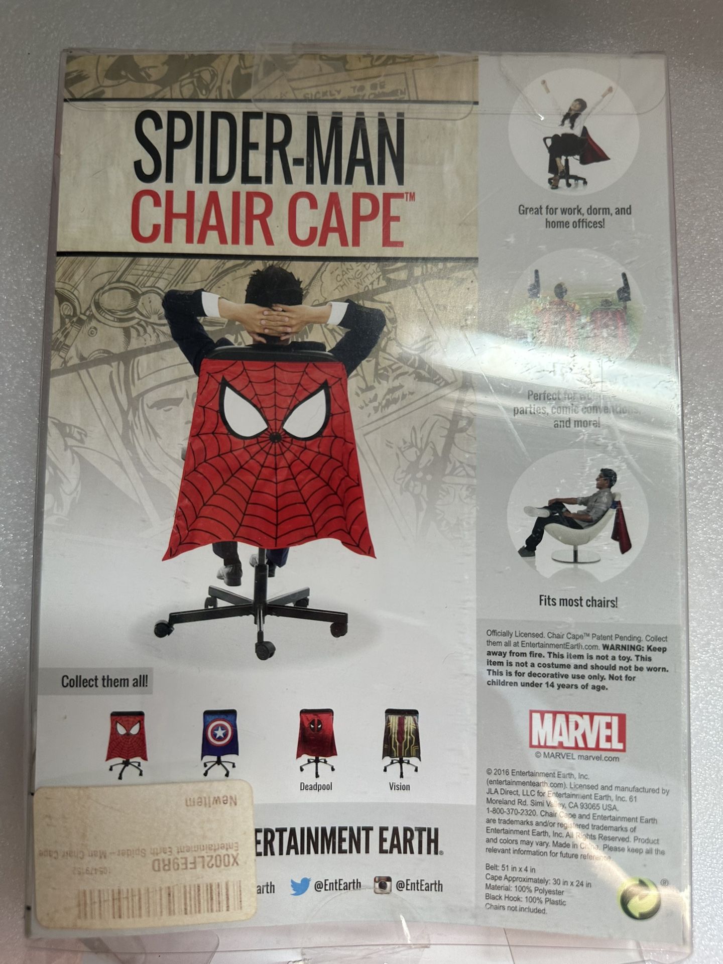 Spider-Man Chair Cape