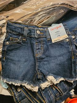 Cat & Jack Baby Girl Denim Shorts 18M
