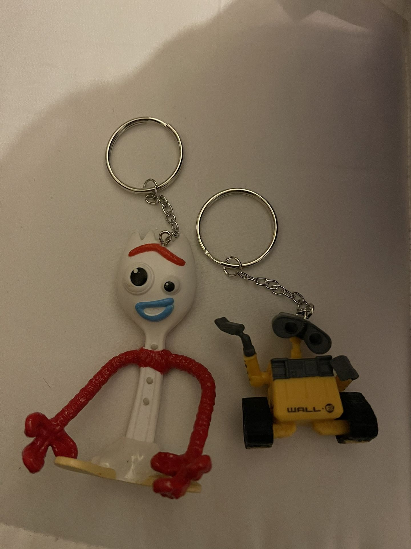 Disney Forky & Wall•E Keychains 