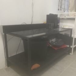 GLASS COFFEE TABLE ($80)