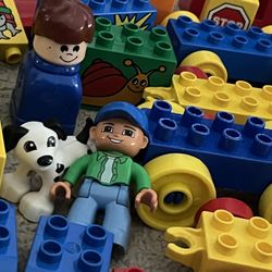 Duplo Building Block And Rolling Tote