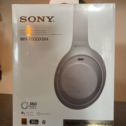 Sony Noise Cancelling Wireless Headphones - 30hr Battery Life - Over Ear Style - Optimised for Alexa and Google Assistant - Built-in mic for Calls -