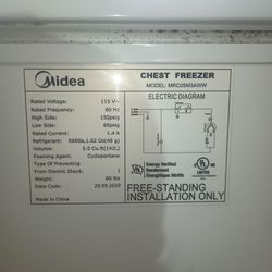 5 Cu Ft Chest Freezer 