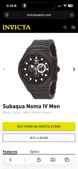 Invicta Subaqua Noma IV Men black