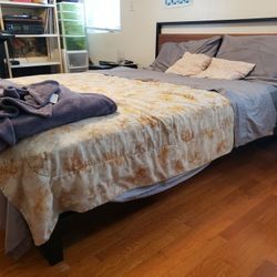 Low Bed Frame for Queen Mattress