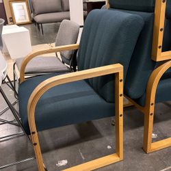 Wood Frame Guest Chairs