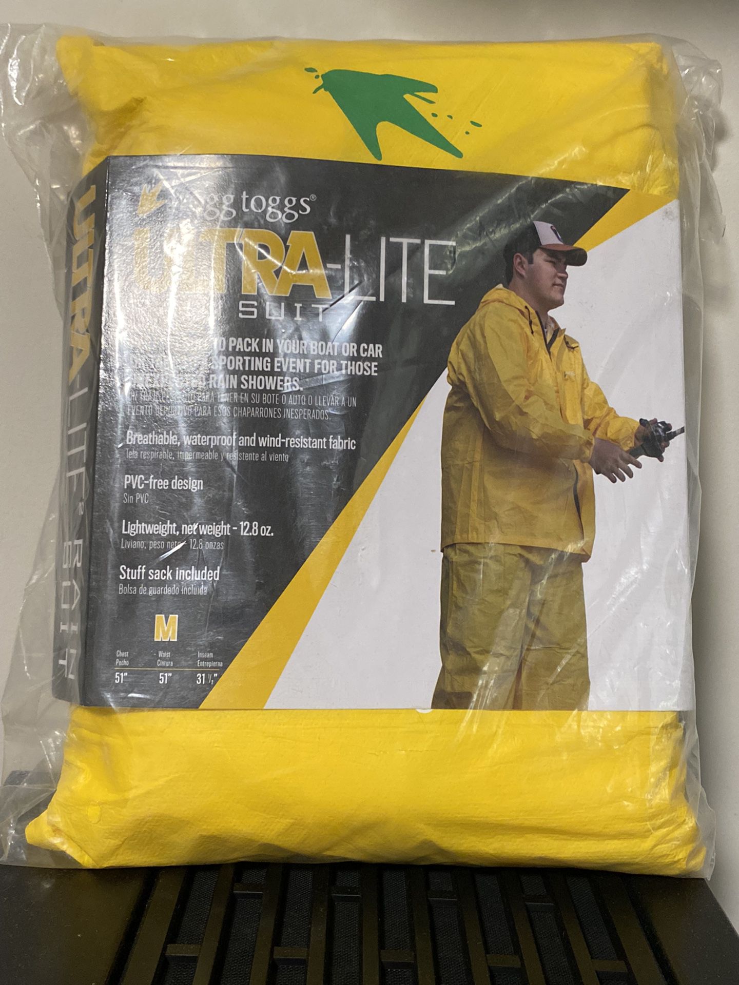 FROGG TOGGS Men's Ultra-Lite2 Waterproof Breathable Rain Suit - Medium
