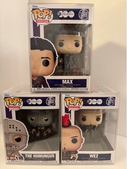 Funko Pop! Movies Mad Max Road Warrior Max Wez Humungus 3-Pack 1468-70