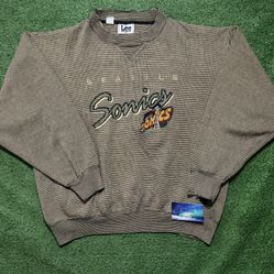 Vintage Seattle SuperSonics Crewneck Medium