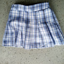 Girls Plaid Skirt Size 5/6