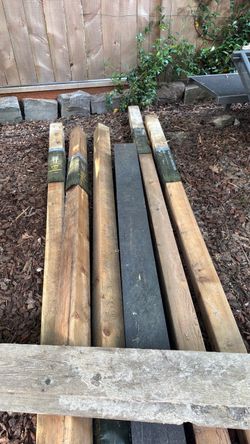 4 x 4 inch fence post. Cedar, new