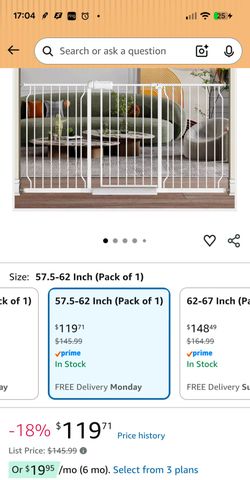 Extra Wide Baby Gate - Open Box Never Used