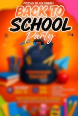 Come celebrate our back to school party July 25