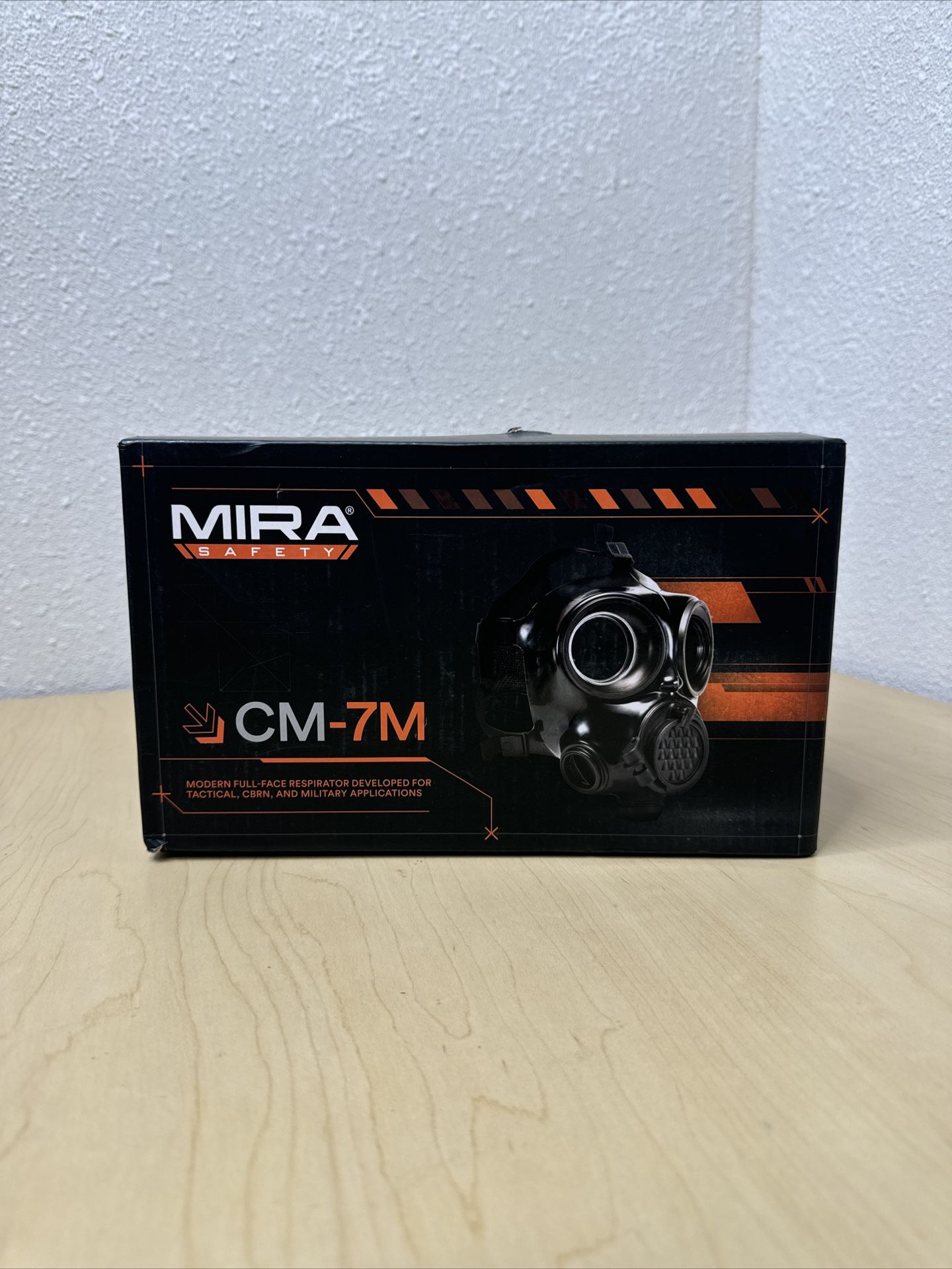 MIRA Safety CM-7M Military Police CBRN Gas Mask w Canteen MEDIUM 40mm NEW Sealed