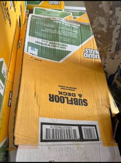 NEW Liquid Nails Subfloor & Deck Adhesive – 852 Tubes – Contractor Bulk Deal