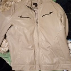 Michael Kors Leather Coat