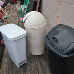 Various Tall Trash Cans $10 Each