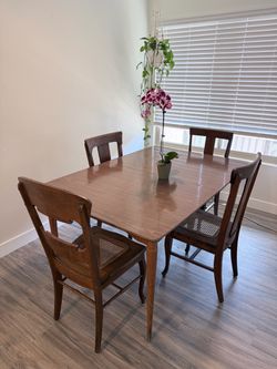 Wood Dining Table set