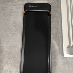 UREVO Walking pad: Fits Under Desk w/roller wheels