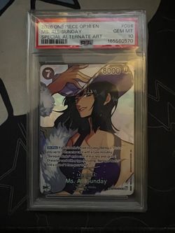 Ms. All Sunday (SP) OP16 PSA 10