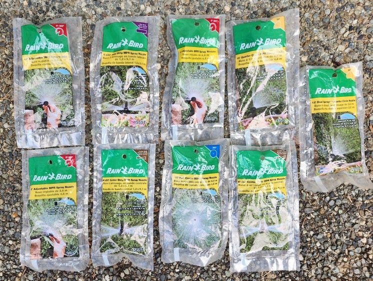 Assorted Rainbird Sprinkler Nozzles