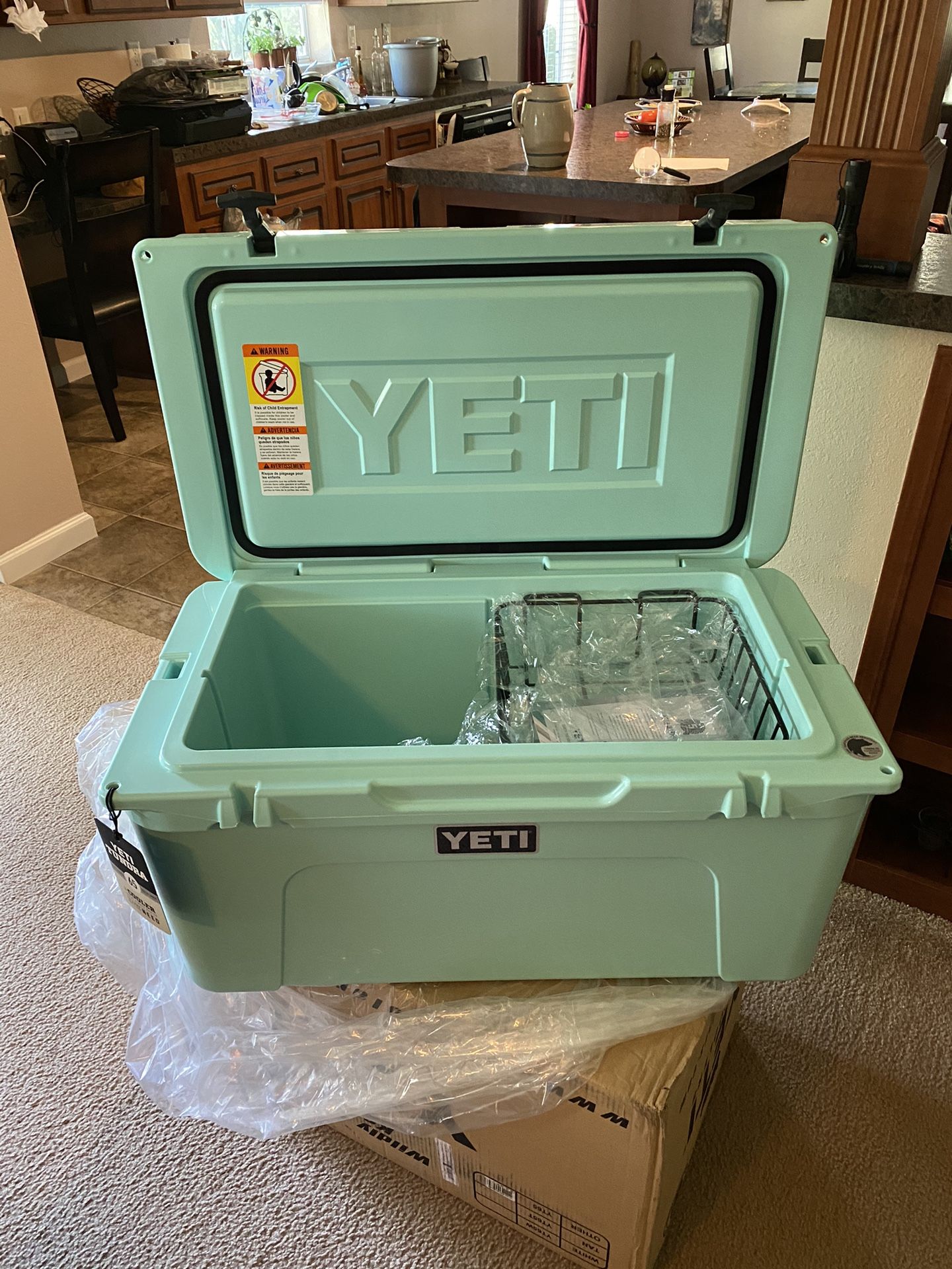 I Have A Brand New Yeti 65 In seafoam green
