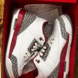 Air Jordan 3 Cardinal Red Size 6