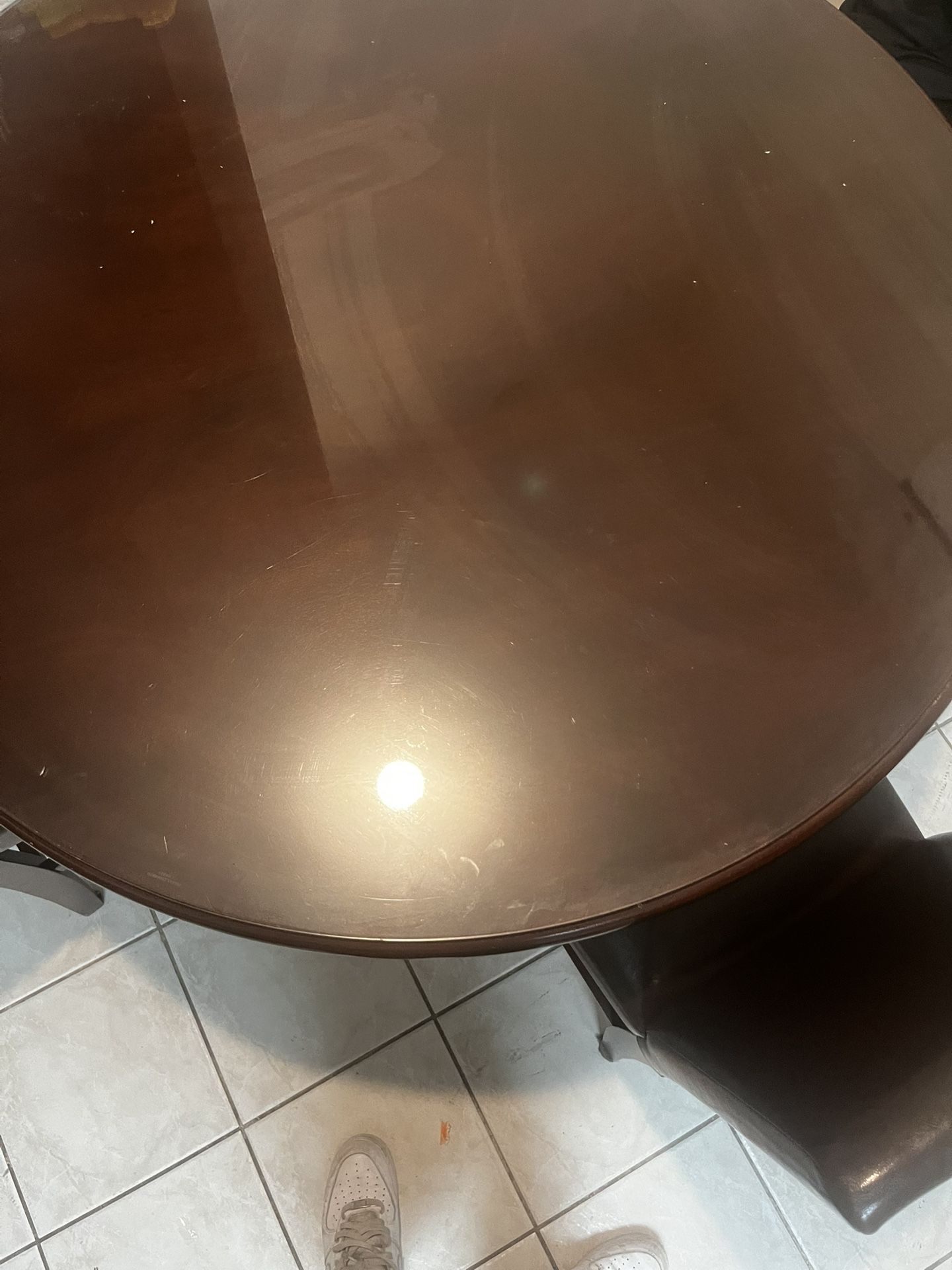 Breakfast Table with Glass Top