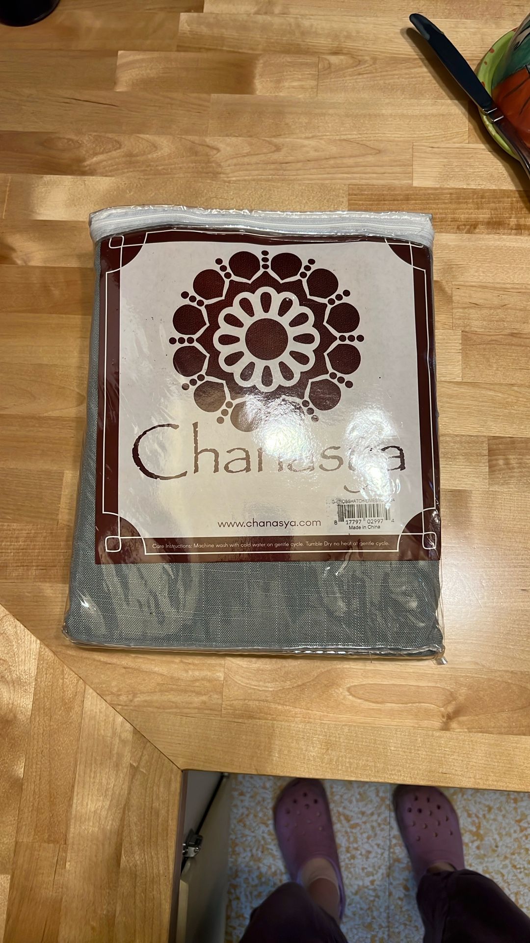 Chanasya curtain Limestone 52" X 84" Unopened