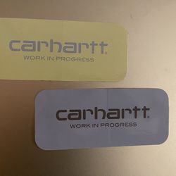 Carhartt WIP official stickers  2 pack Supreme Skateboard Bape Stussy Undefeated  Palace 