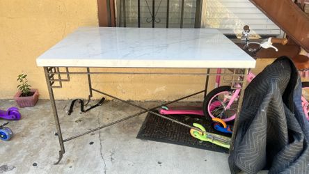 Marble top table