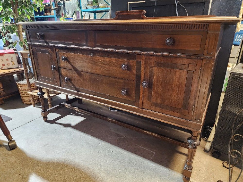 Beautiful Antique Buffet by Gregory Furniture Mfg Co
