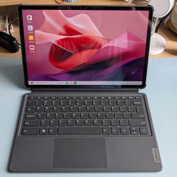 Lenovo Tab P12 (12.7") - Storm Grey Original w/ Pen And Keyboard 