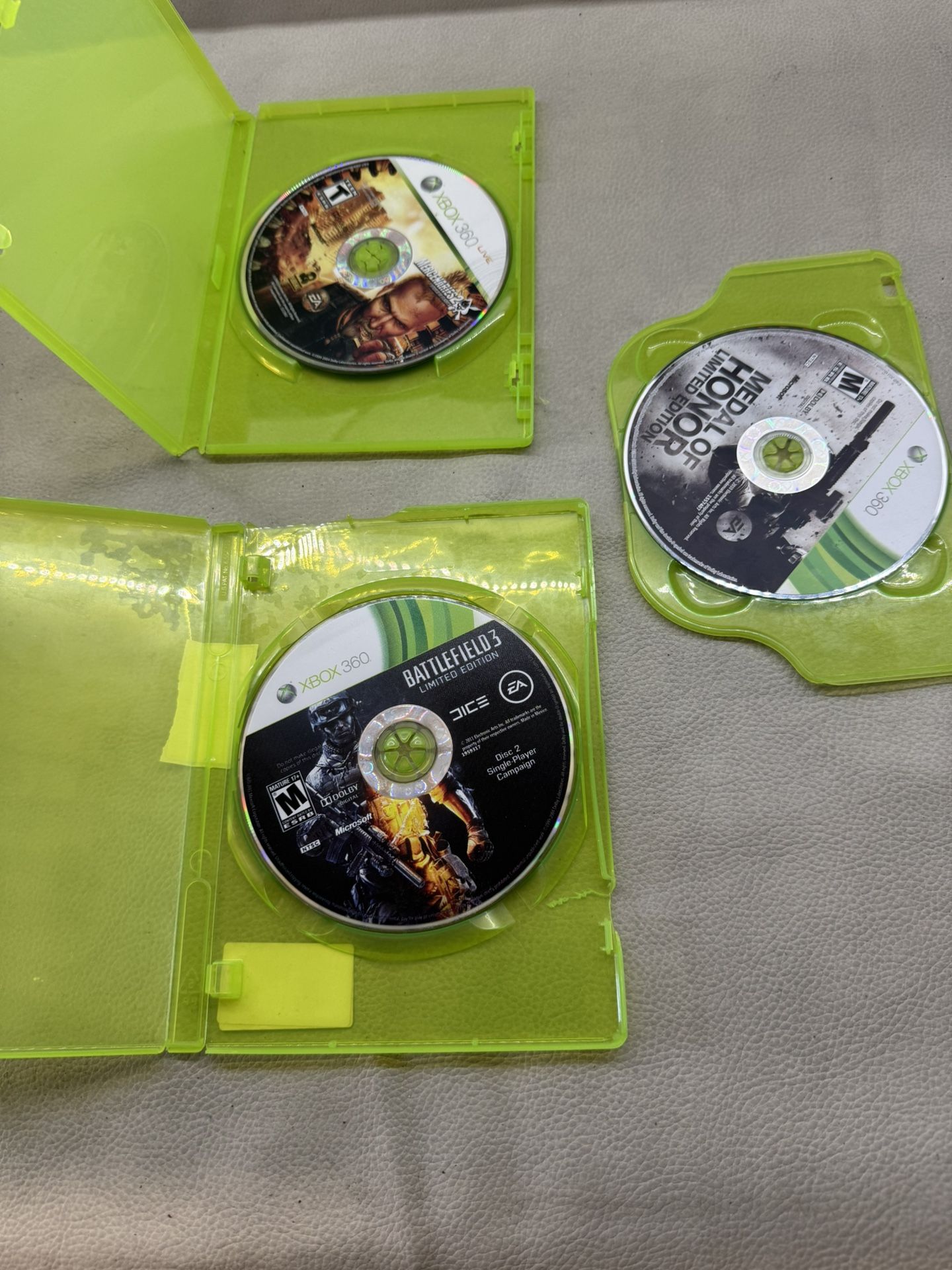 Xbox 360 Games Lot 3