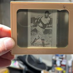 Polaroid Slide Of Babe Ruth