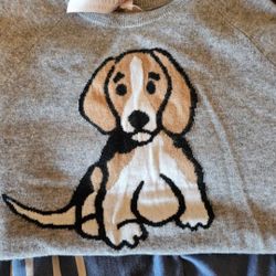 NWT Beagle Cashmere Sweater
