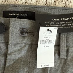 Banana Republic Core Temp Chino – Size 34x34 – New With Tags