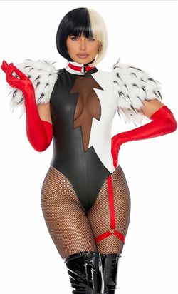 Cruella De Vil Halloween Costume Set