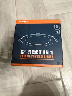 Amico 6" 5CCT in 1 LED Recessed Light