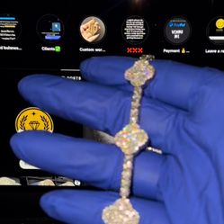 VVS MOIZANITE TENNIS BRACELET 